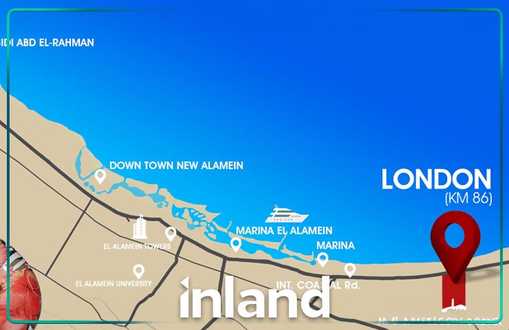 Location of London North Coast